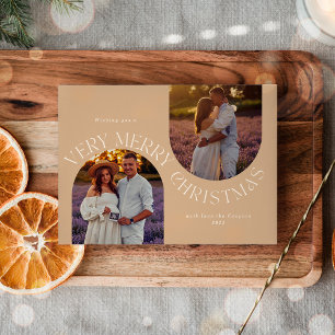 Cartes Pour Fêtes Annuelles Simple Moderne Script Minimaliste Photo