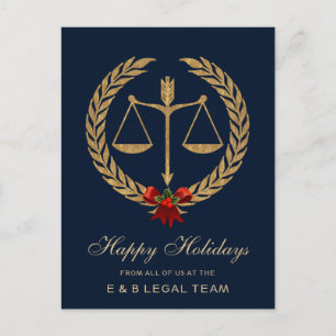 Cartes Pour Fêtes Annuelles Simple Noël d'Avocat