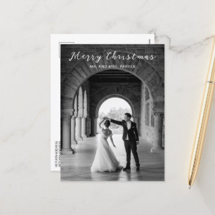 Cartes Pour Fêtes Annuelles Simple Photo Noël Élégant