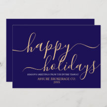Simple Script Happy Holidays Entreprise