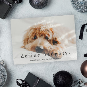 Cartes Pour Fêtes Annuelles Simple Type Funny Pet Noël