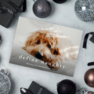 Cartes Pour Fêtes Annuelles Simple Type Funny Pet Noël