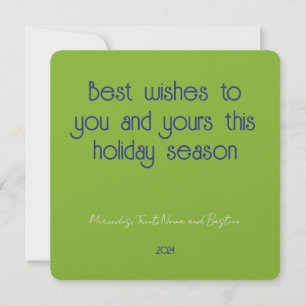 Cartes Pour Fêtes Annuelles Simple Vœux de fin d'année Gnome