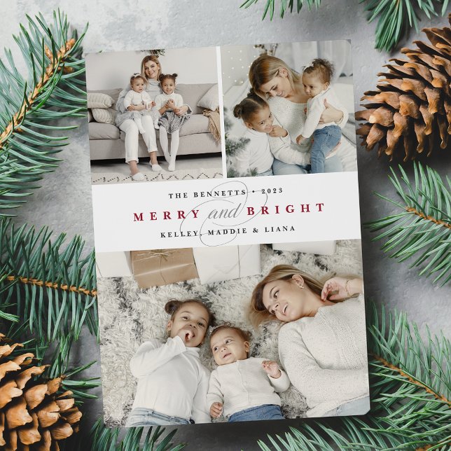 Cartes Pour Fêtes Annuelles Simplement de la canneberge de merry | 3 vacances  (Créateur téléchargé)