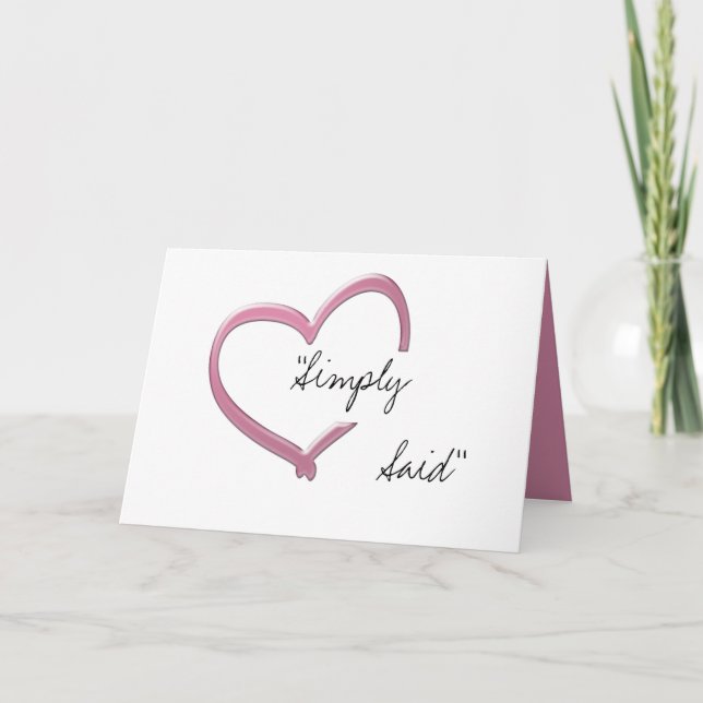 Cartes Pour Fêtes Annuelles Simplement Dit "Épouse-Moi" (Devant)