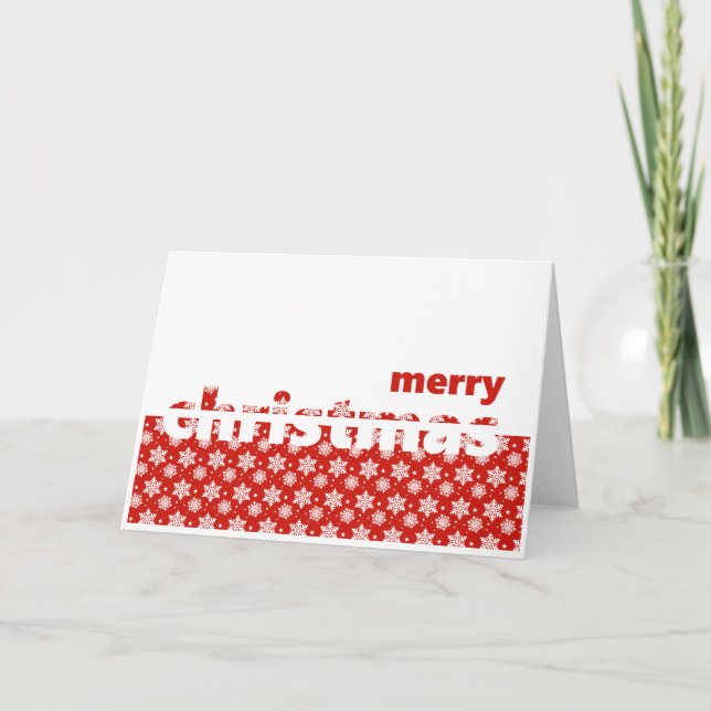 Cartes Pour Fêtes Annuelles Simplement Joyeux Noël (Devant)