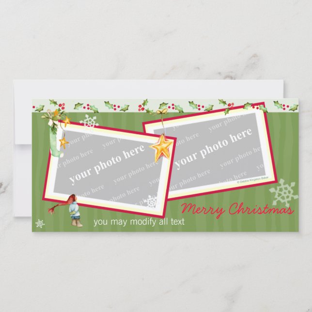 Cartes Pour Fêtes Annuelles Simplement Noël (Devant)