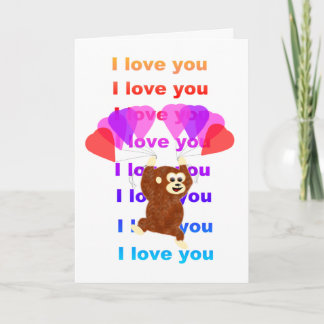 Cartes Pour Fêtes Annuelles singe