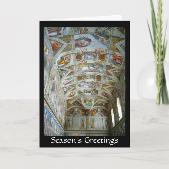Cartes Pour Fêtes Annuelles sistine (Devant)