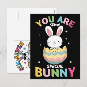 Cartes Pour Fêtes Annuelles Six Seven 67 Bruh Lapin de Pâques T-Shirt Drôle