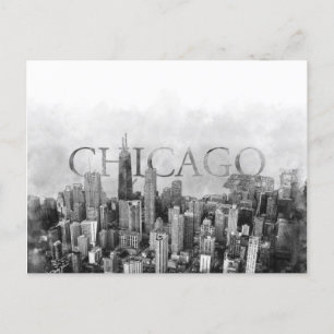 Cartes Pour Fêtes Annuelles Sketch de Chicago