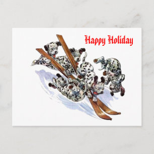 Cartes Pour Fêtes Annuelles ski nautique, Joyeux vacances