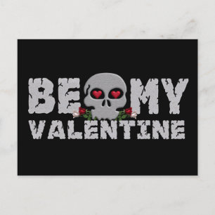 Cartes Pour Fêtes Annuelles Skull Valentine