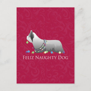 Cartes Pour Fêtes Annuelles Skye Terrier Joyeux Noël Design