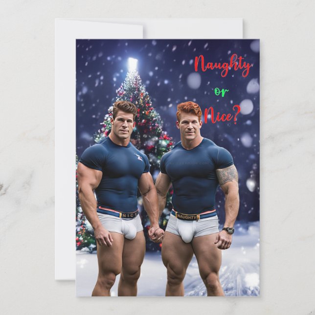 Cartes Pour Fêtes Annuelles SlipperyJoe's décoré enneigé de Noël tre (Devant)