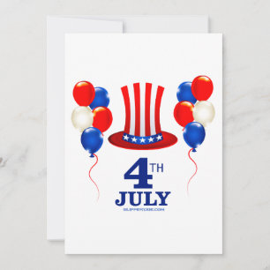 Cartes Pour Fêtes Annuelles SlipperyJoe's fête d'indépendance du 4 juillet cla