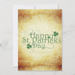 Cartes Pour Fêtes Annuelles SlipperyJoe's Joyeuse fête de la Saint-Patrick Iri