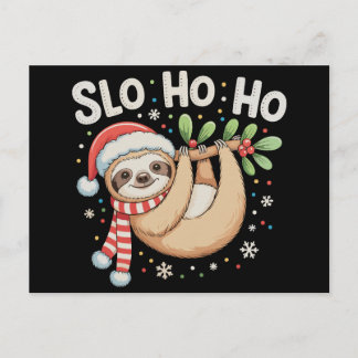 Cartes Pour Fêtes Annuelles Slo Ho Ho Joyeux Paresseux Noël Paresseux Christma