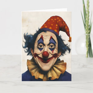 Cartes Pour Fêtes Annuelles Smile Clown April Fools Day