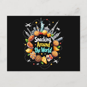 Cartes Pour Fêtes Annuelles Snacking Autour Du Monde Fast Food Travel Travele