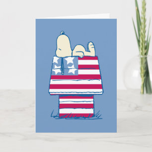 Cartes Pour Fêtes Annuelles Snoopy 4 juillet photo