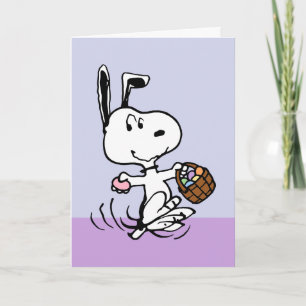 Cartes Pour Fêtes Annuelles Snoopy Le Beagle de Pâques