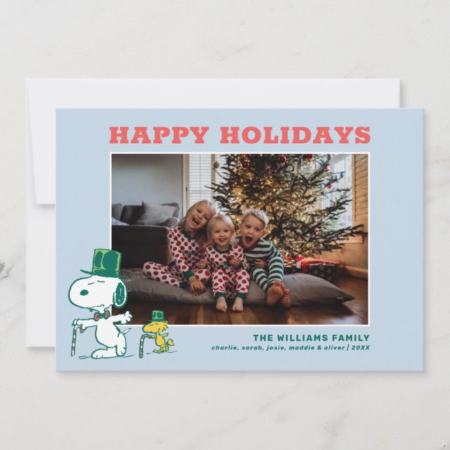 Cartes Pour Fêtes Annuelles Snoopy Top Chapeau Pepperment Candy (Devant)