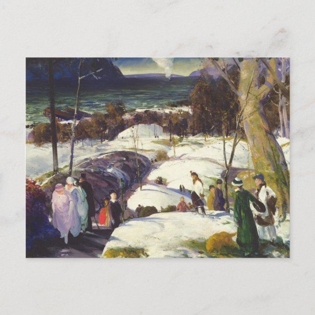 Cartes Pour Fêtes Annuelles Snow de l'Est (Devant)