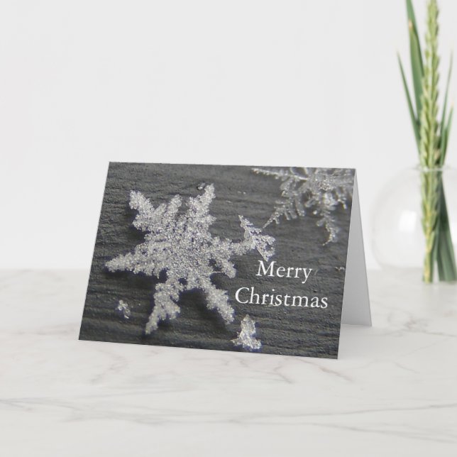Cartes Pour Fêtes Annuelles Snow Flake (Devant)