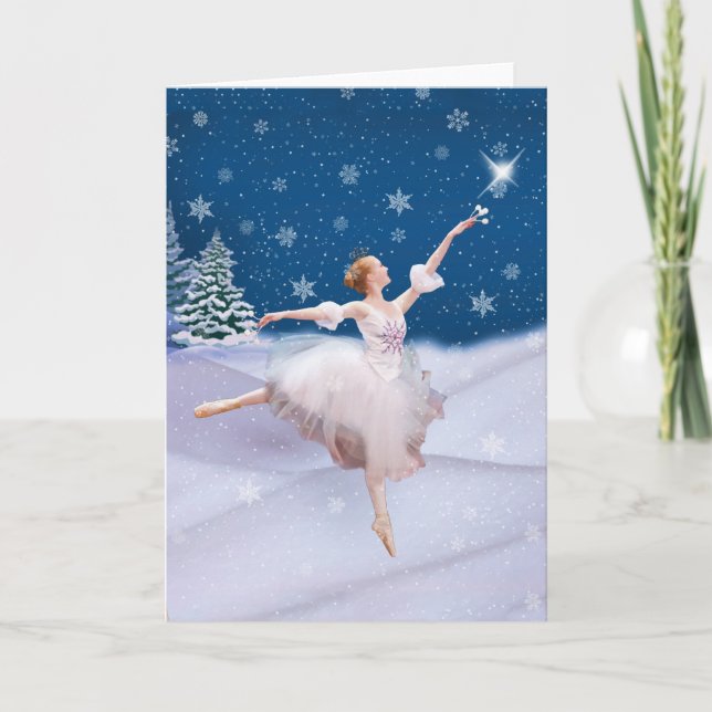 Cartes Pour Fêtes Annuelles Snow Queen Ballerina  Note or Greeting Card (Devant)