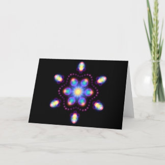 Cartes Pour Fêtes Annuelles Snowflake 1