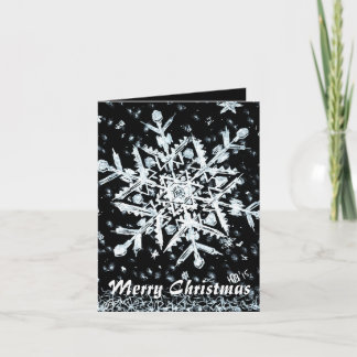 Cartes Pour Fêtes Annuelles Snowflake Joyeux Noël spécial