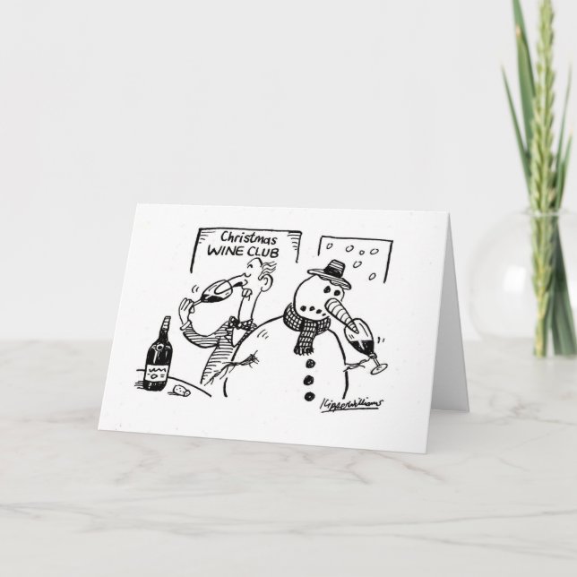 Cartes Pour Fêtes Annuelles Snowman (Devant)