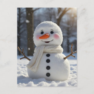 Cartes Pour Fêtes Annuelles Snowman