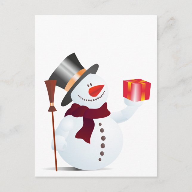 Cartes Pour Fêtes Annuelles Snowman for Christmas / X-mas (Devant)