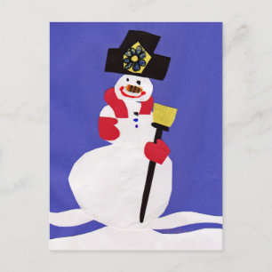 Cartes Pour Fêtes Annuelles Snowman par VictoriaShaylee