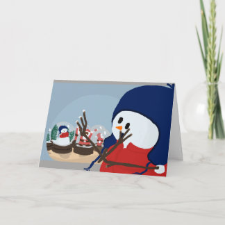 Cartes Pour Fêtes Annuelles Snowman Stansfield