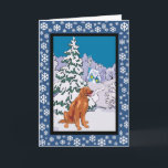 Cartes Pour Fêtes Annuelles Snowy<br><div class="desc">Noël</div>