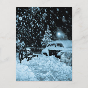 Cartes Pour Fêtes Annuelles Snowy Christmas à New York