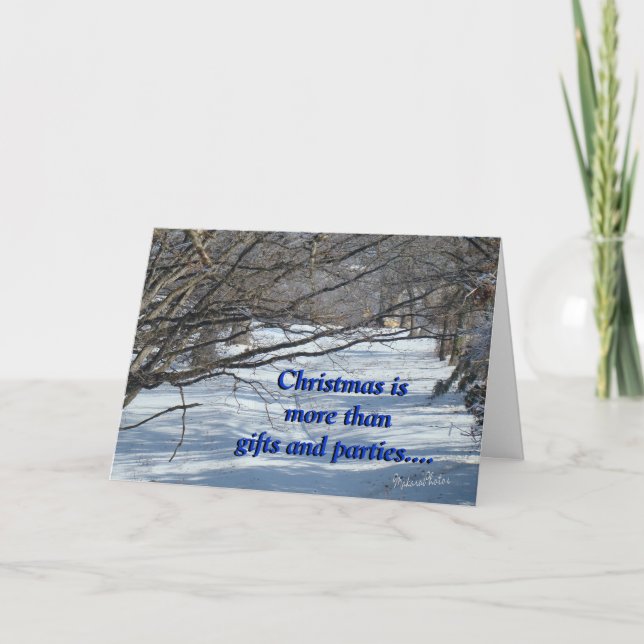 Cartes Pour Fêtes Annuelles SnowyLane-personnaliser (Devant)