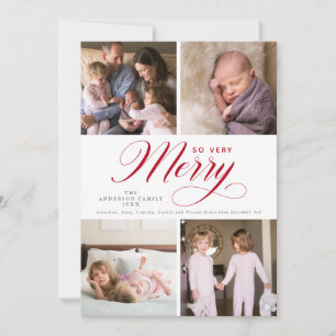 Cartes Pour Fêtes Annuelles So Very Joyeux 4 Photo Noël