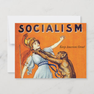 Cartes Pour Fêtes Annuelles Socialisme vintage Politique