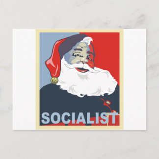 Cartes Pour Fêtes Annuelles socialiste père Noël