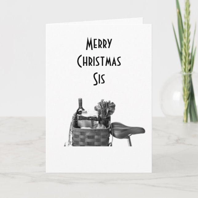 CARTES POUR FÊTES ANNUELLES SOEUR-JEUNE NOËL ET TOUTE L'ANNÉE AMOUR (Devant)