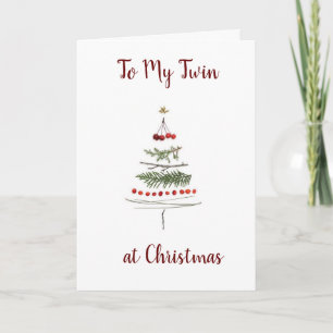 CARTES POUR FÊTES ANNUELLES **SOEUR JUMELLE** TU RENDS CHAQUE JOURNÉE SPÉCIALE