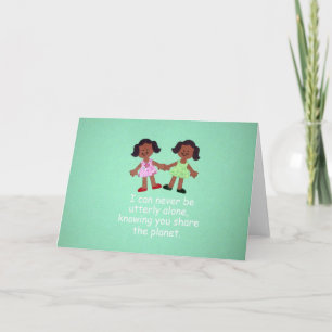 Cartes Pour Fêtes Annuelles Soeurs, amies