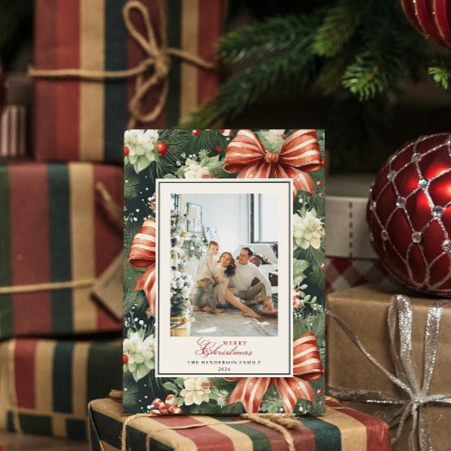 Cartes Pour Fêtes Annuelles Soirée de Noël élégante personnalisée (Créateur téléchargé)