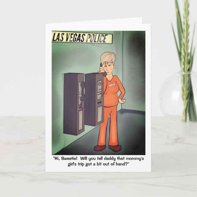 Cartes Pour Fêtes Annuelles Soirée Filles Fête des Mères (Devant)