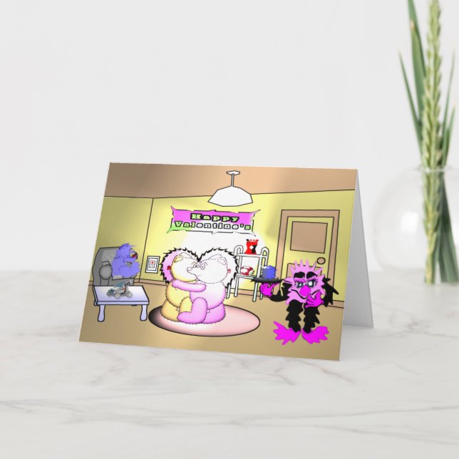 Cartes Pour Fêtes Annuelles Soirée romantique (Devant)