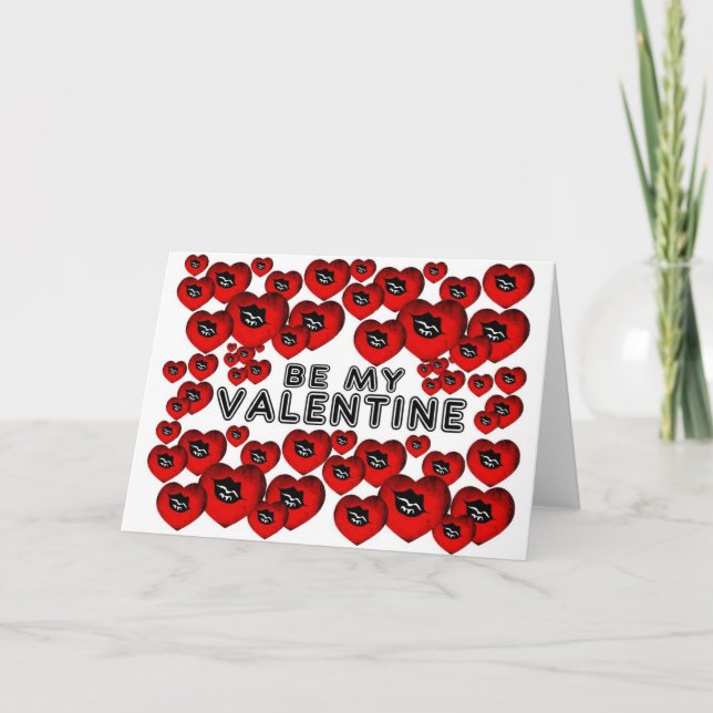 Cartes Pour Fêtes Annuelles Sois ma Saint Valentin (Devant)